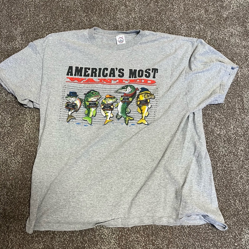 Vintage Y2K Fishing Tee